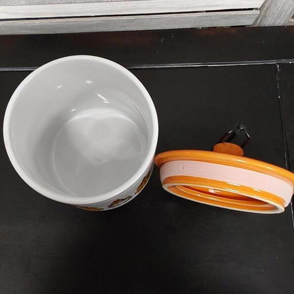 Halloween Gnome Pumpkin Canister Jar | Cobwebs & Cauldrons - Picture 7 of 8